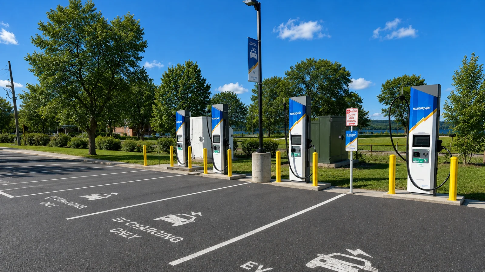 Clute Park EV Fast Charging
